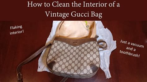 how to clean inside of gucci marmont bag|how to clean Gucci purses.